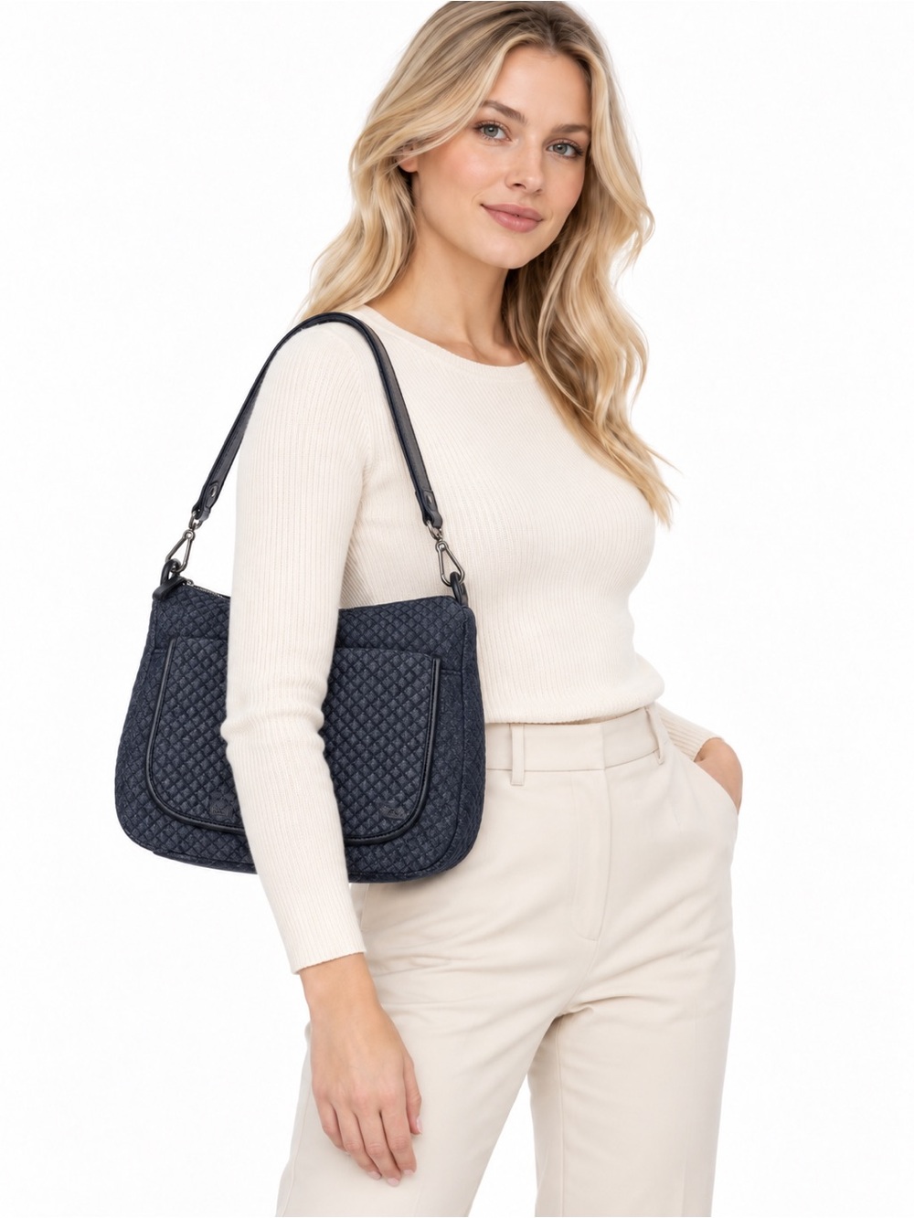 Vera Bradley Quilted Shoulder Bag - Black❤️❤️❤️ - Picture 1 of 5